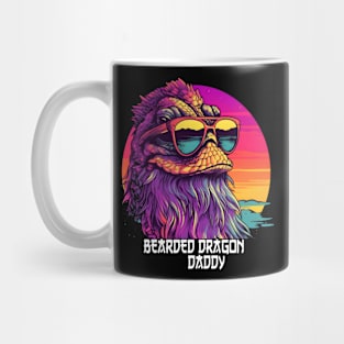 Bearded Dragon Daddy Synthwave Mug